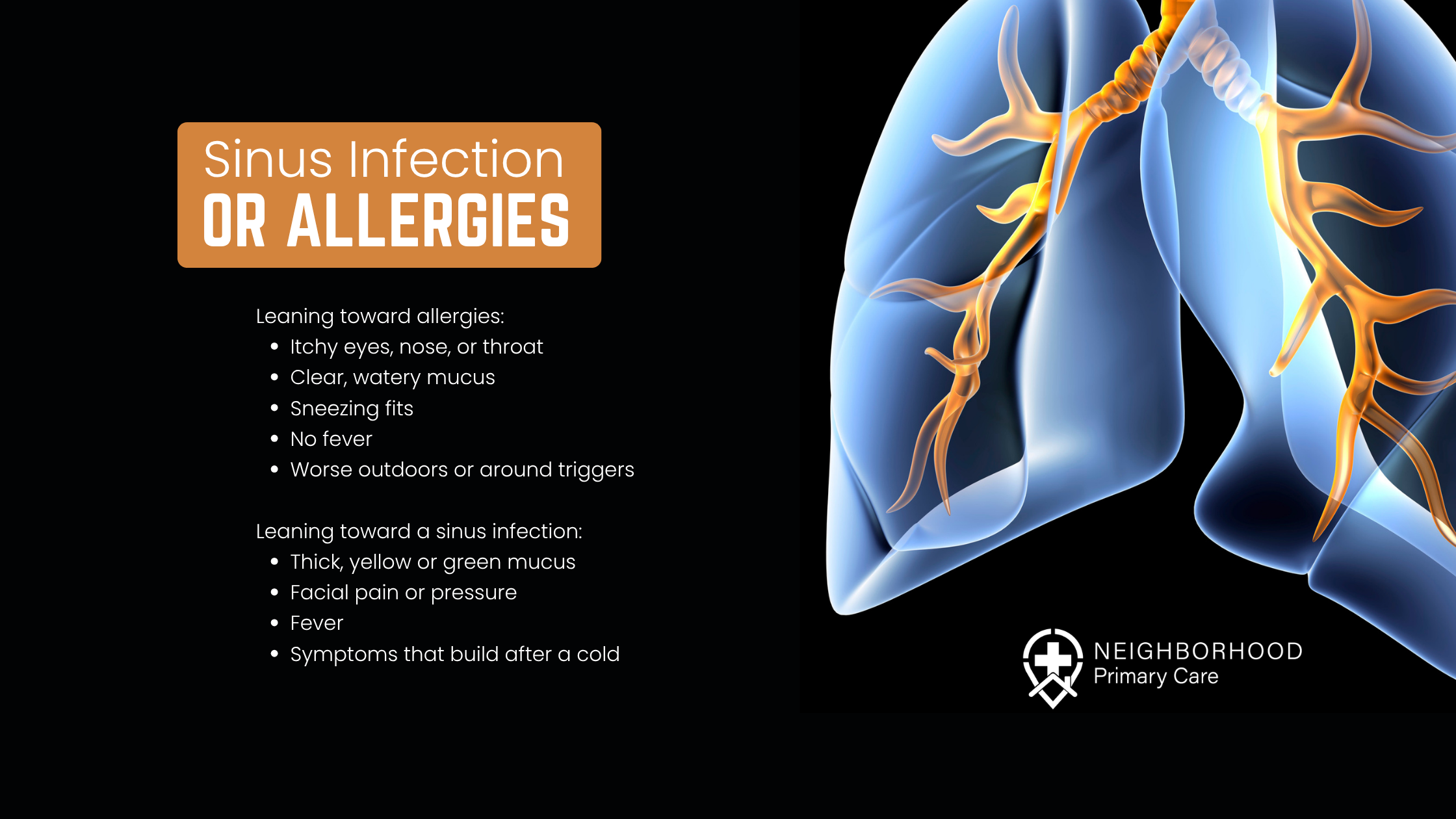 Sinus Infection or Seasonal Allergies? How to Tell the Difference