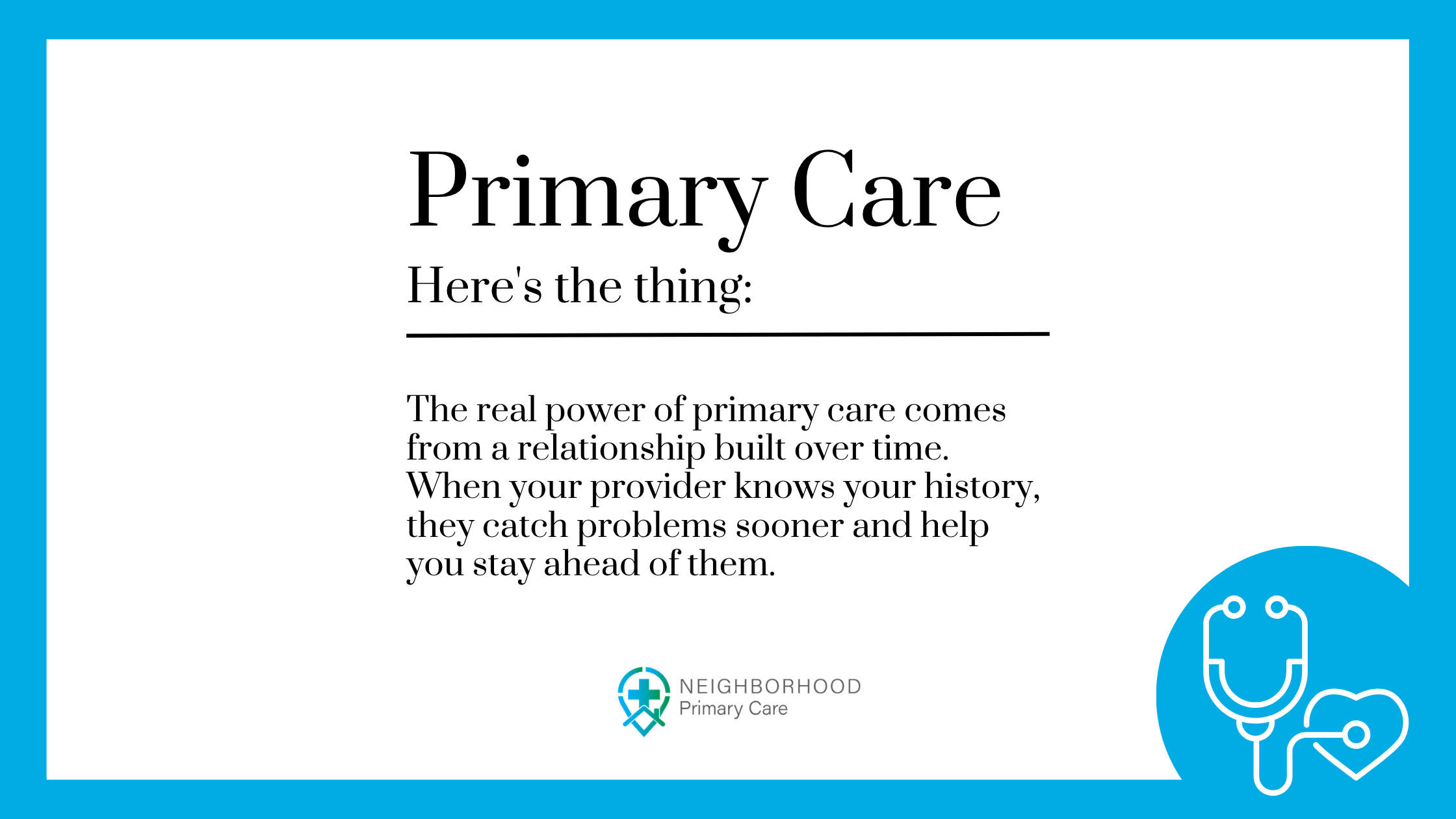 Signs It’s Time to Establish Care With a New Primary Care Provider